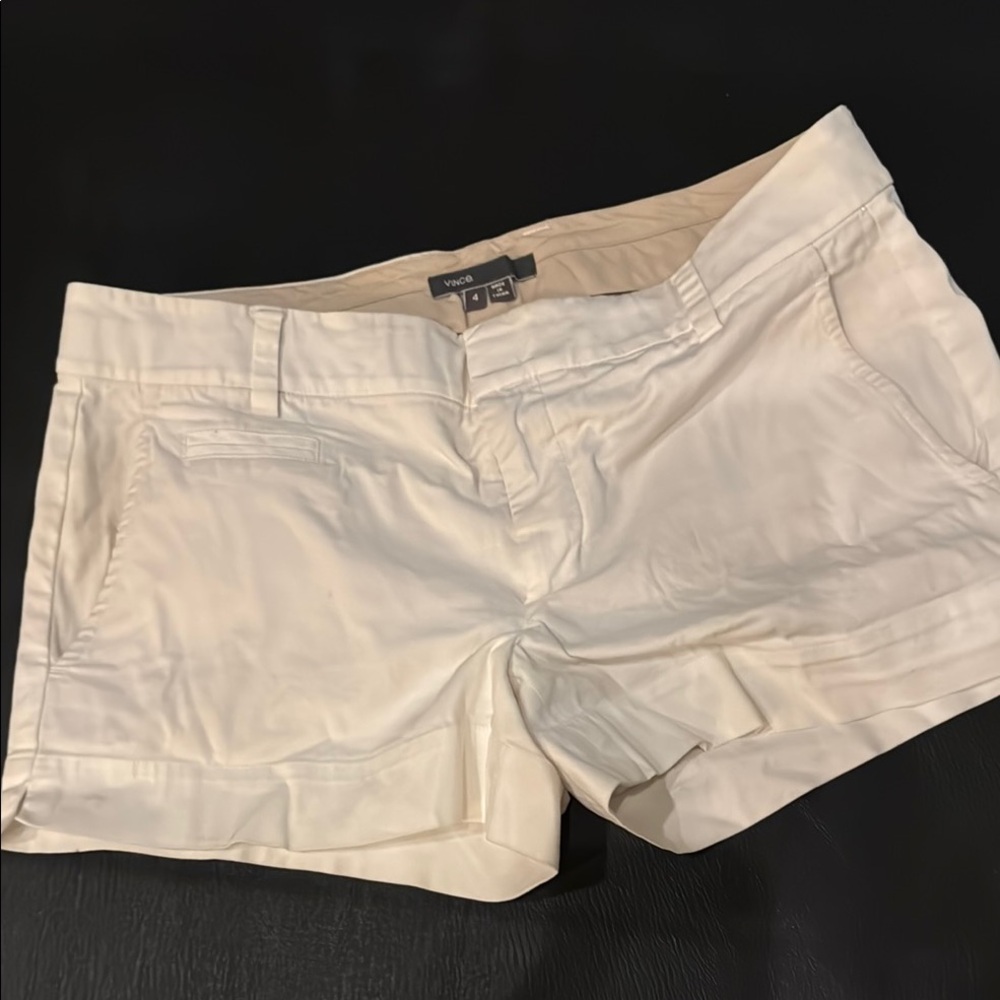 Vince Women's White Shorts-4